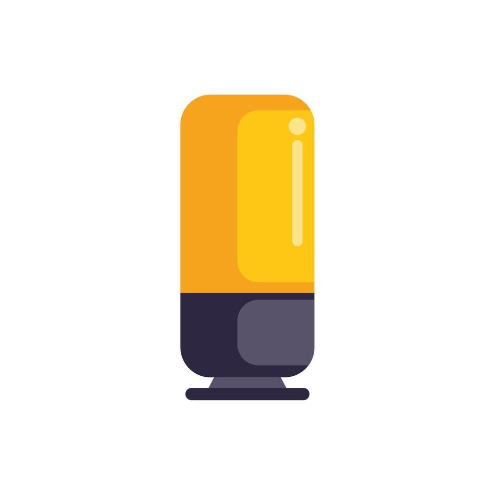 Smart speaker voice assistant listening for command modern flat design icon vector