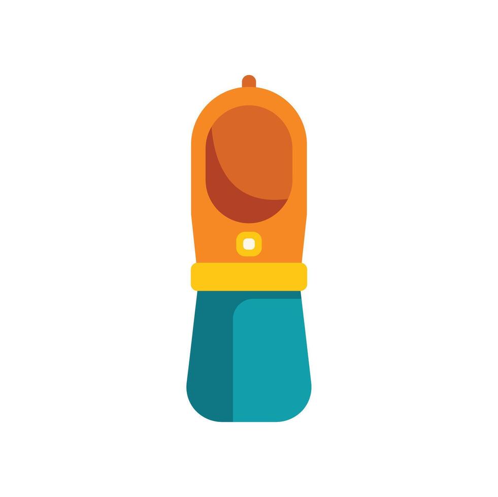 Modern smart coffee machine making fresh espresso illustration vector