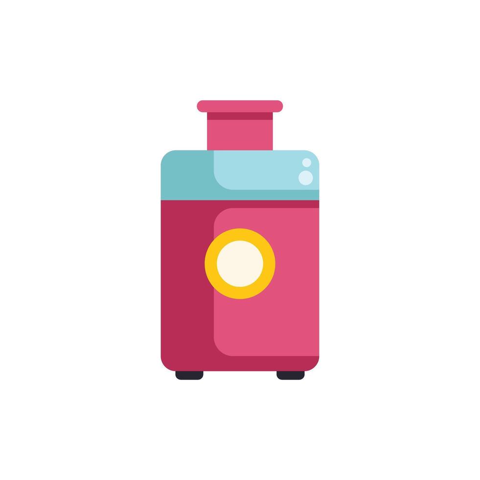 Modern electric food processor making healthy smoothie with fruits and vegetables vector