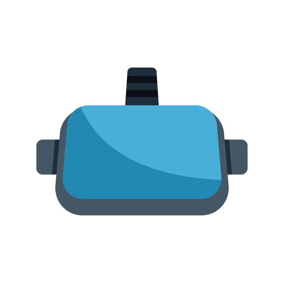 Modern vr glasses headset presenting digital virtual reality experience vector