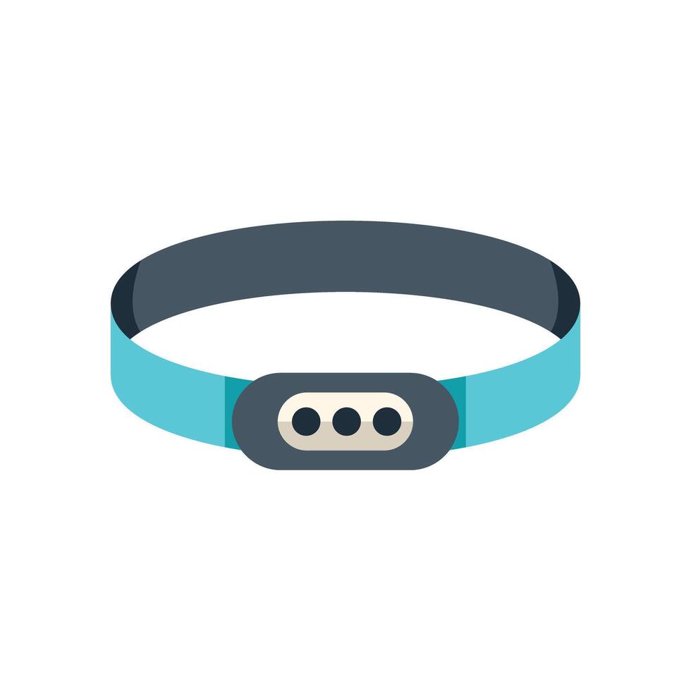 Modern headlamp for working or hiking in the dark vector