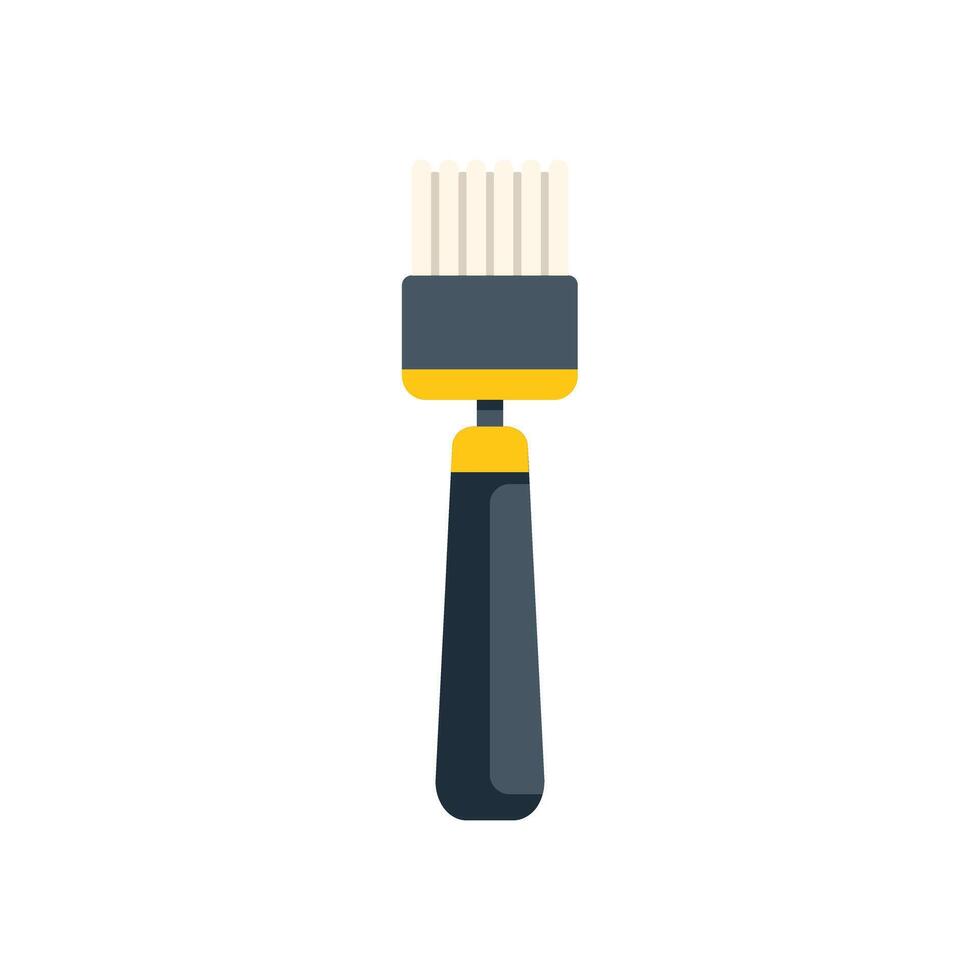 Cleaning brush icon illustrating cleaning supply for housework vector