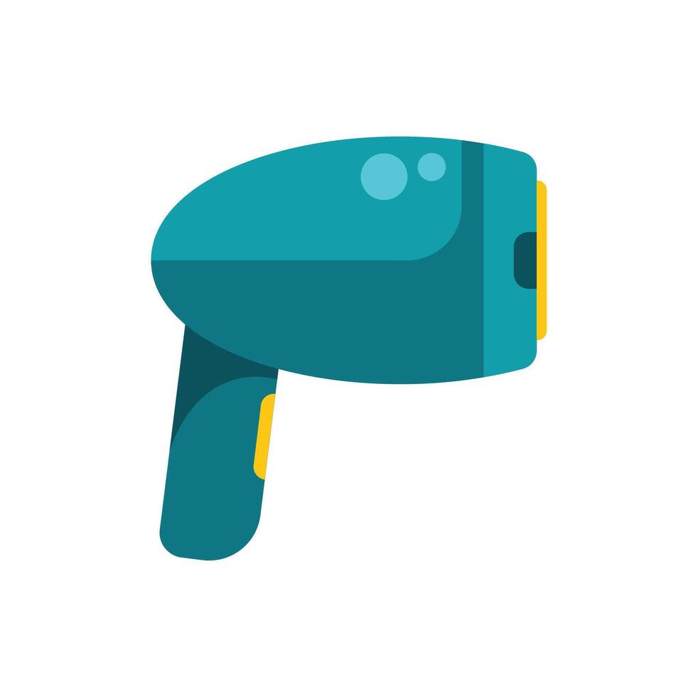 Handheld barcode scanner scanning barcodes icon vector