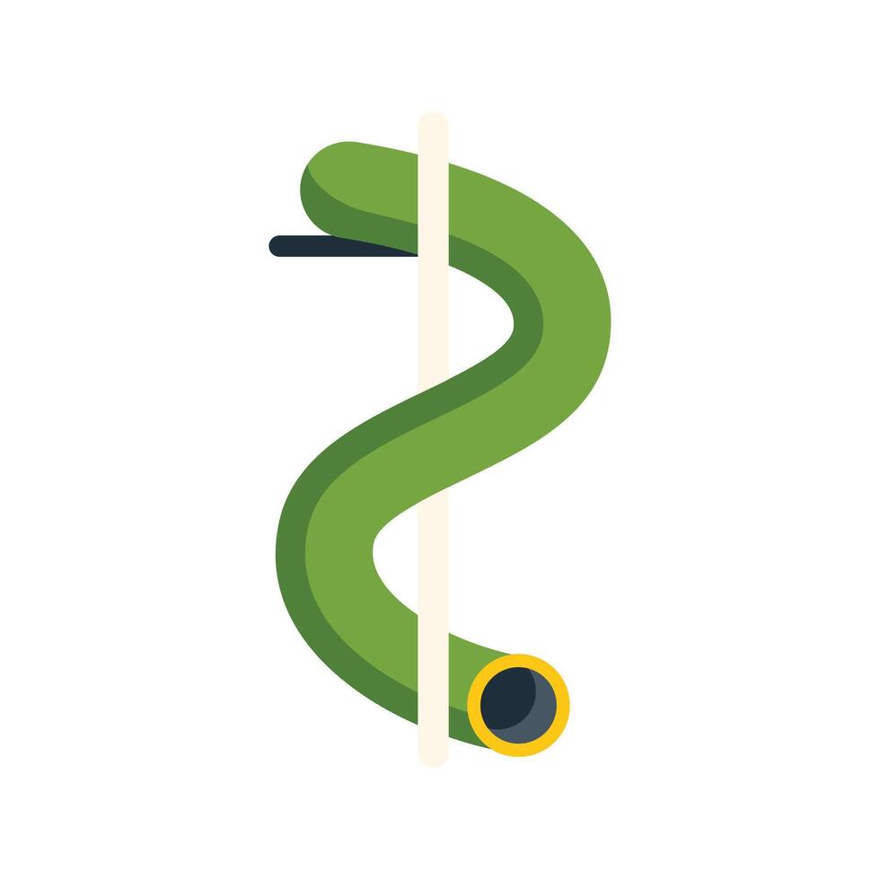 Green spiral slide providing fun times at the playground vector
