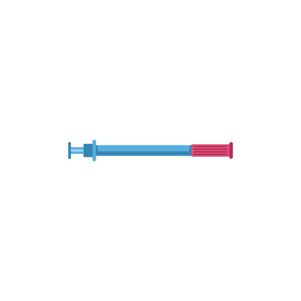 Laboratory titration burette dispensing chemical solution icon vector