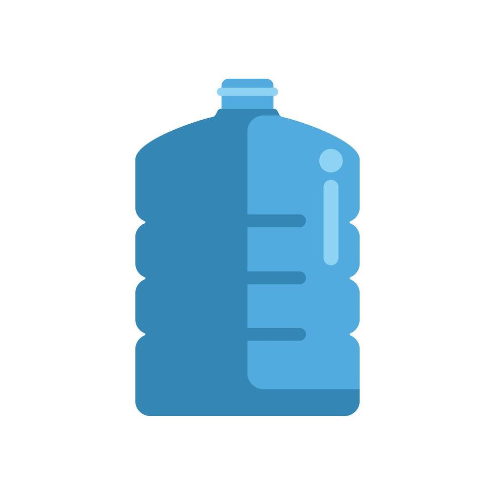 Large blue water bottle with handle for delivery service vector