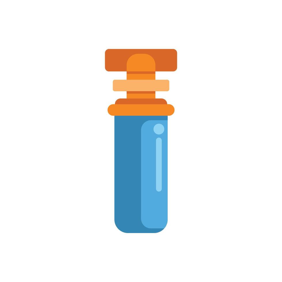 Water filter cartridge replacing old used filter element for home system vector
