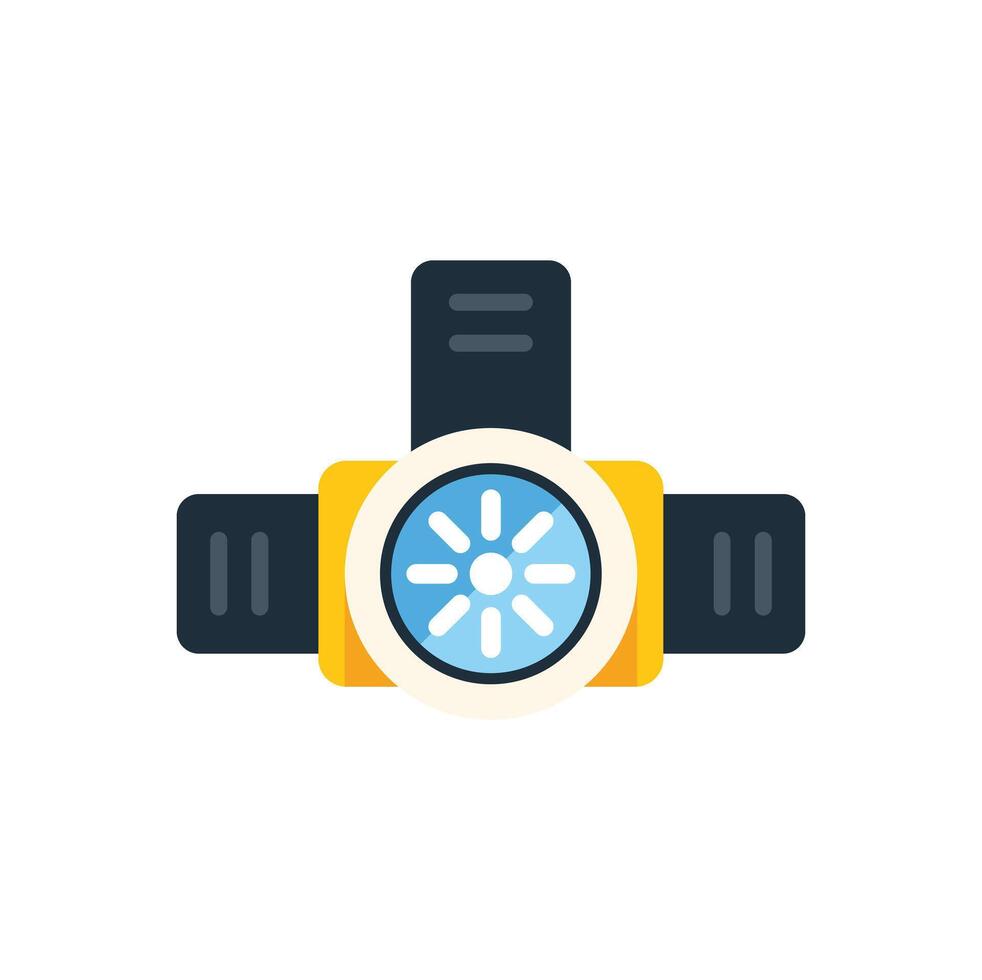 Water valve controlling water flow with open valve symbol illustration vector