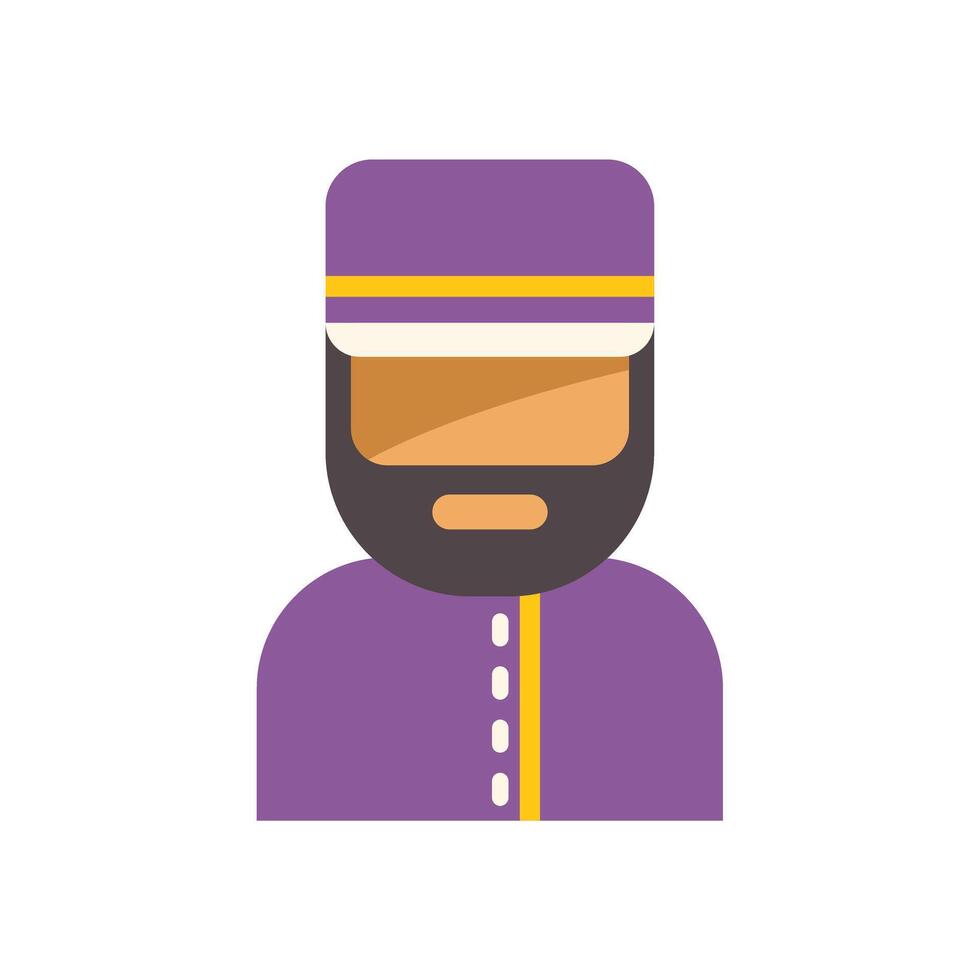 Hotel porter wearing uniform and cap smiling at guests vector