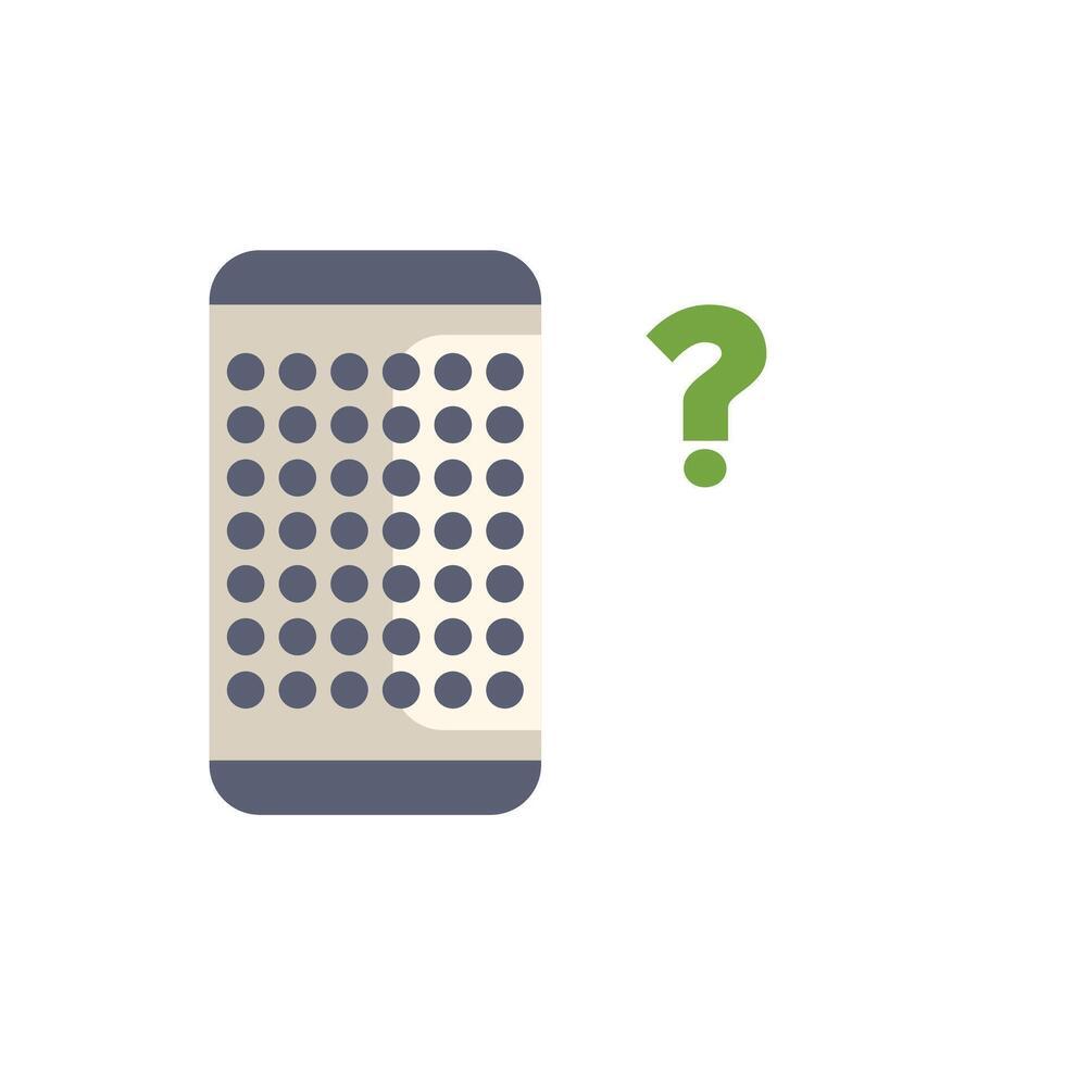 Modern smart speaker giving help and support using voice command vector