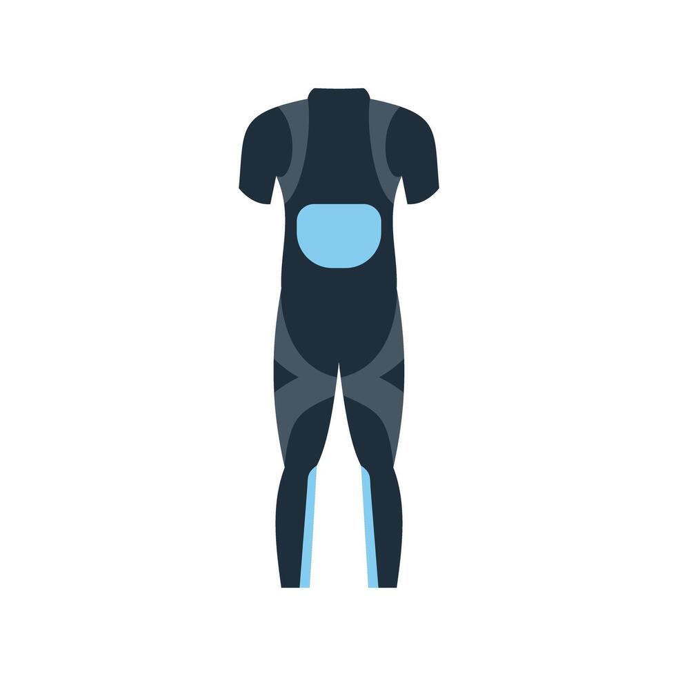Professional diving suit for underwater exploration and safety vector
