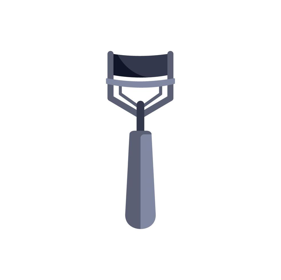 Eyelash curler enhancing beauty routine illustration vector
