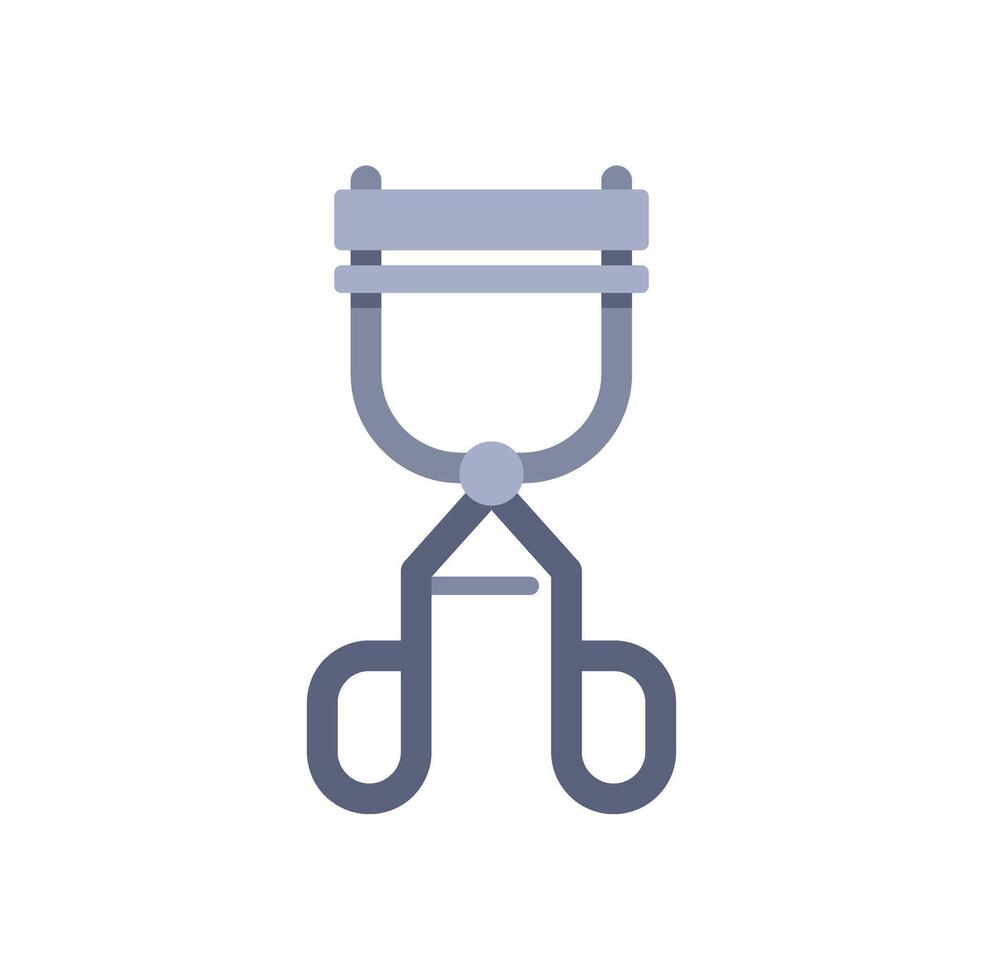 Eyelash curler enhancing natural beauty icon vector