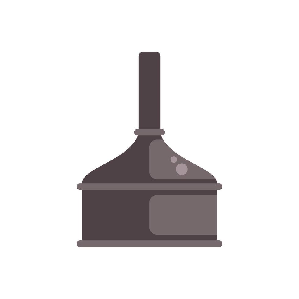 Brewery beer tank fermenting craft beer production process equipment illustration vector