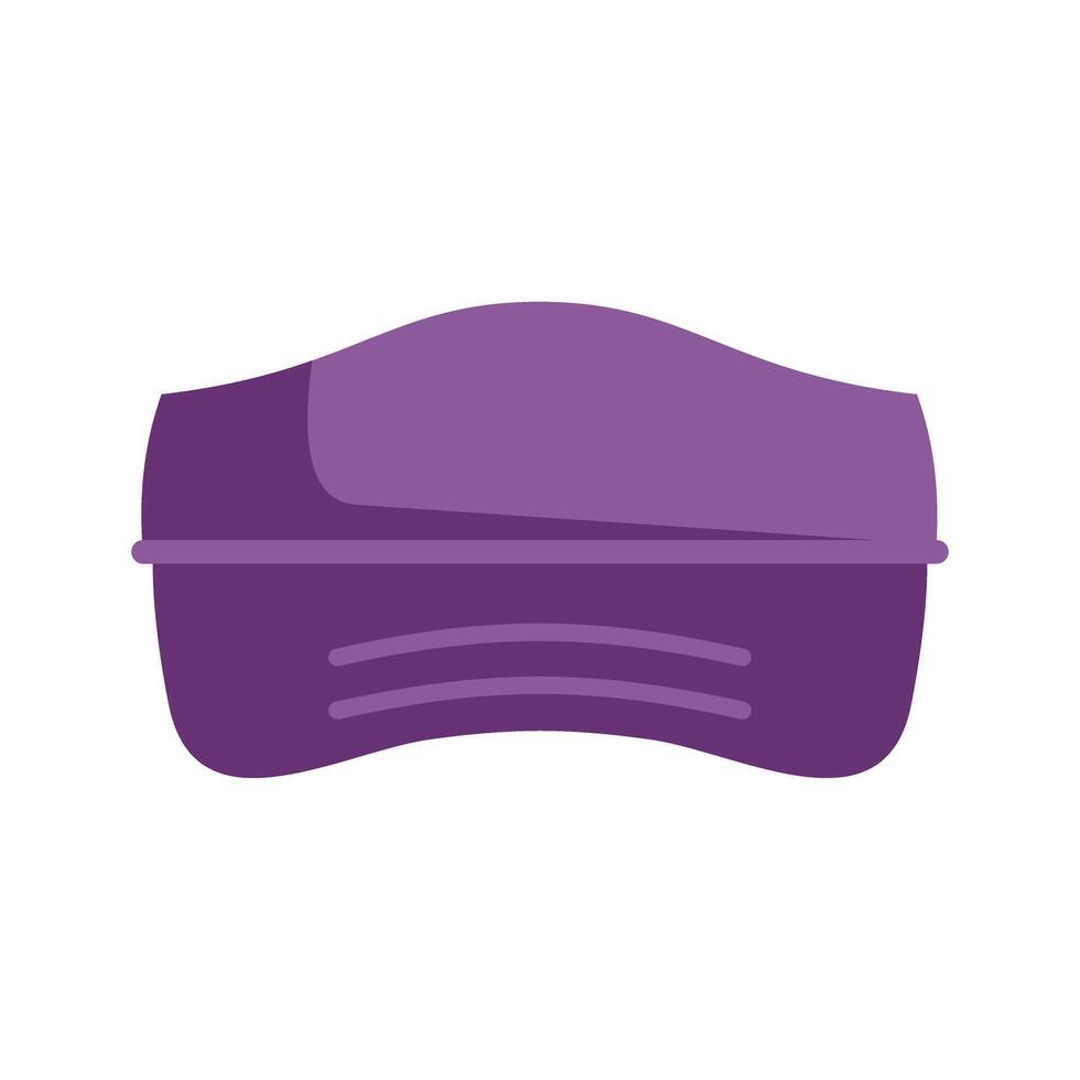 Purple roof box for car isolated on white background vector