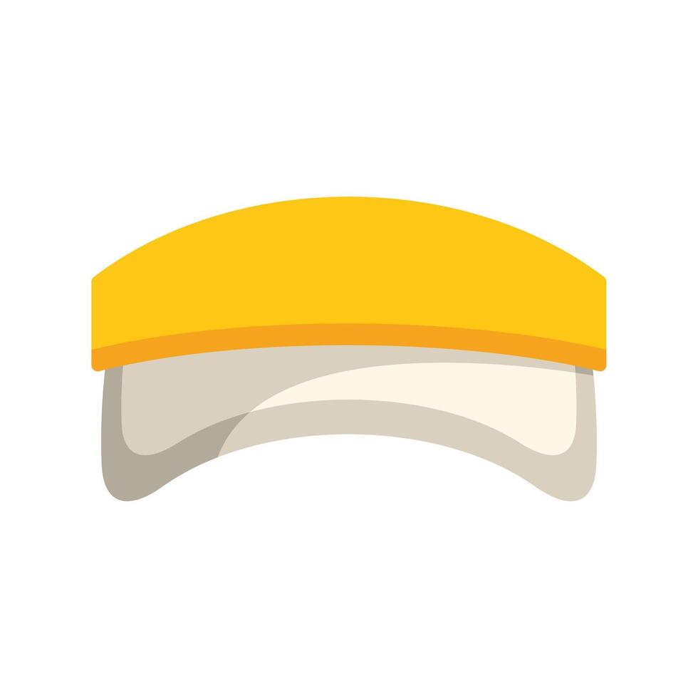 Yellow construction worker hard hat protecting head from falling objects vector