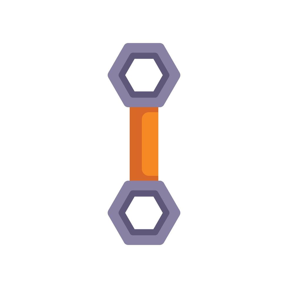 Socket wrench tool spanner holding tightening repairing illustration vector