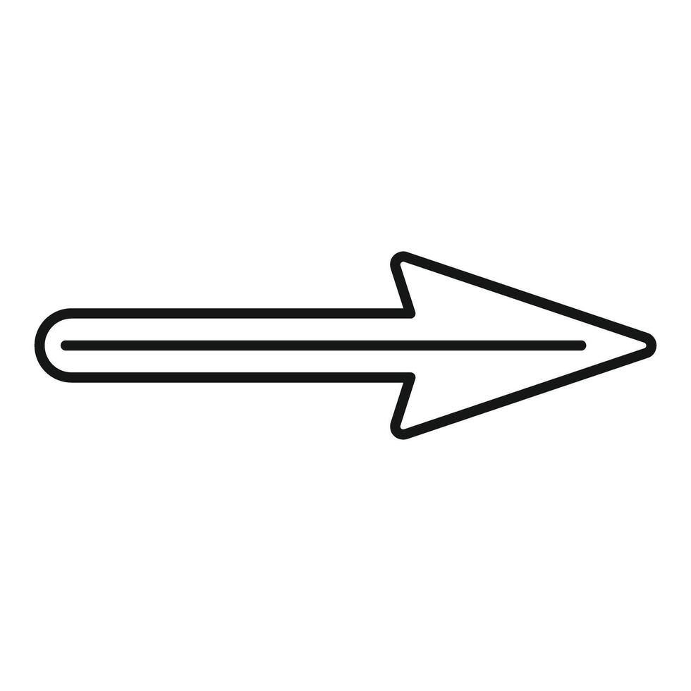 Double lined arrow pointing right symbol of direction and progress vector