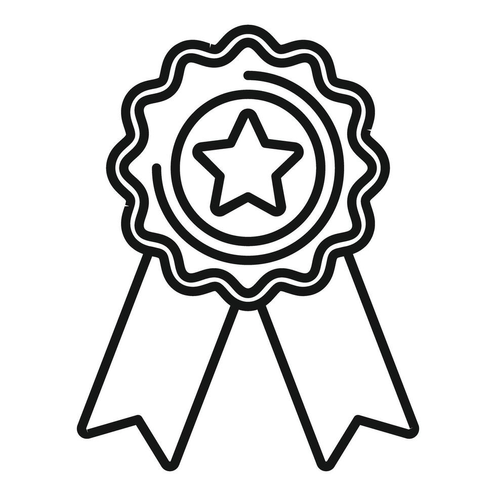 Award ribbon showing quality guarantee and premium product vector