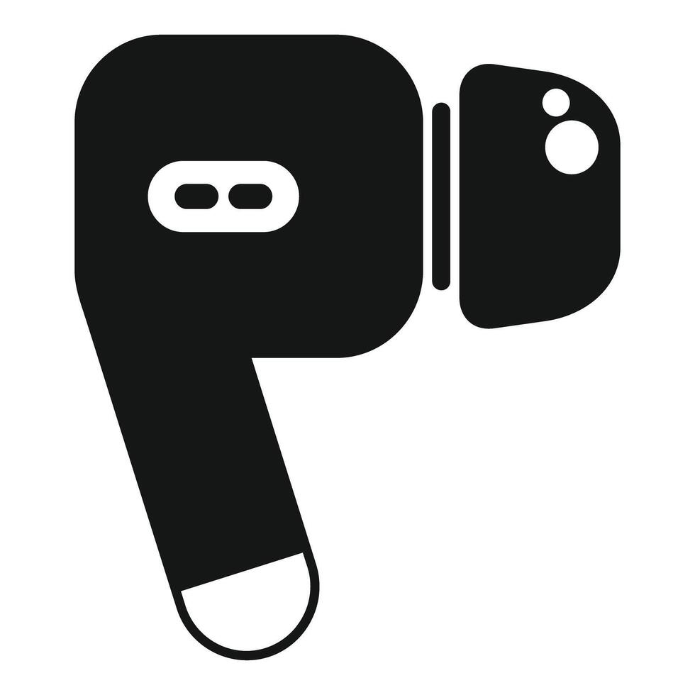 Wireless in ear headphones delivering immersive audio experience vector