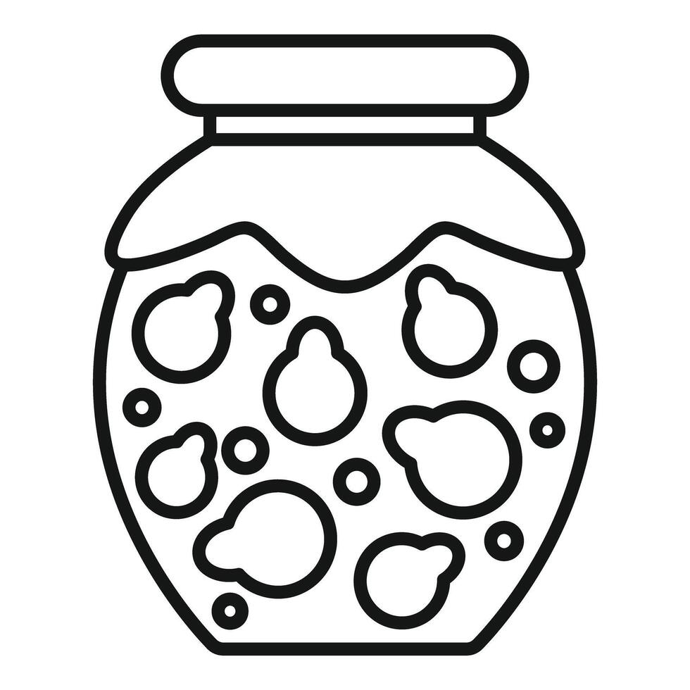 Jar of raspberry jam with whole berries preserving freshness vector