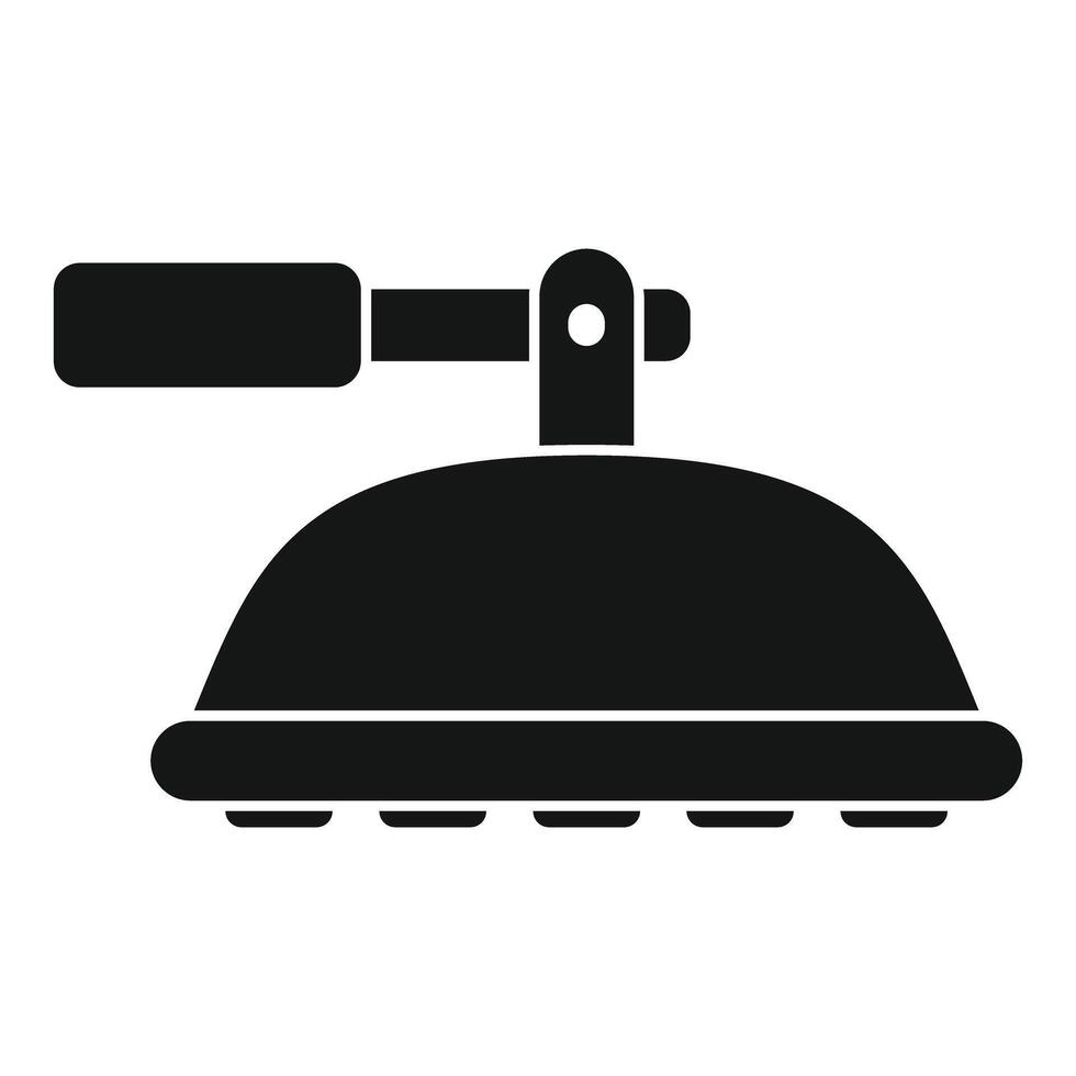 Operating room light hanging from adjustable arm vector