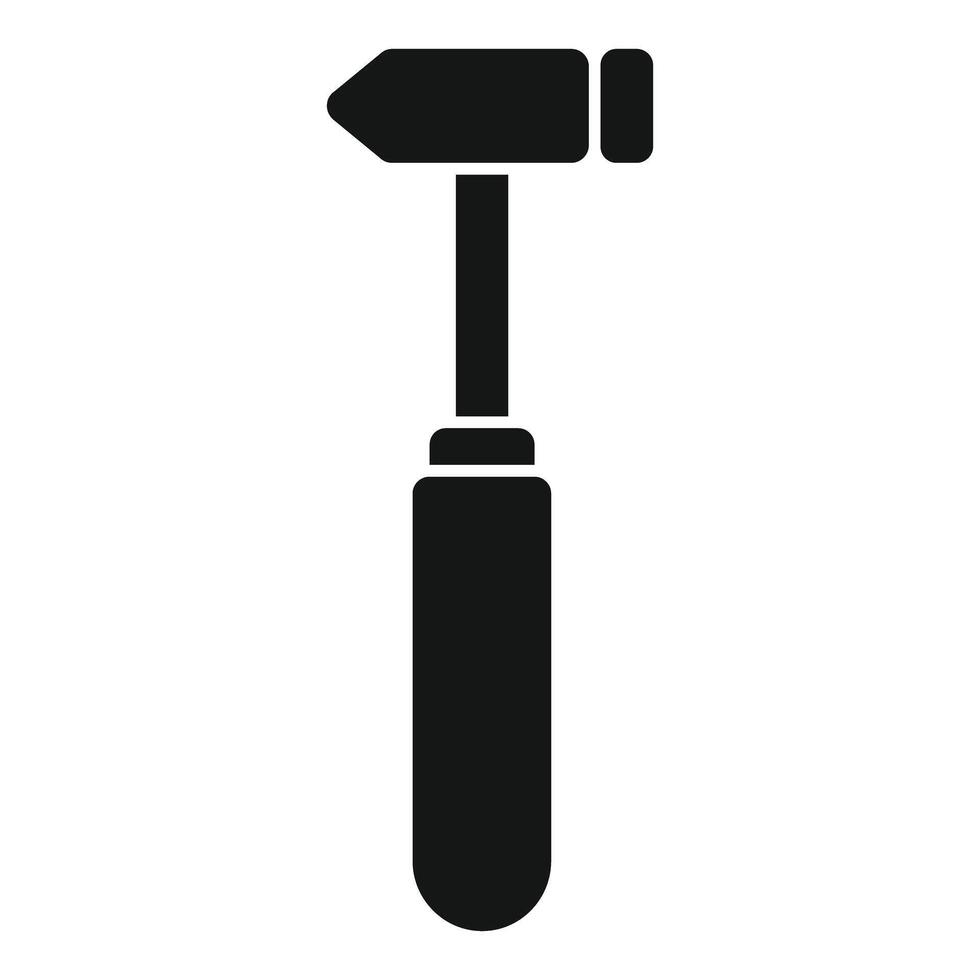 Reflex hammer showing neurological examination tool for doctors vector