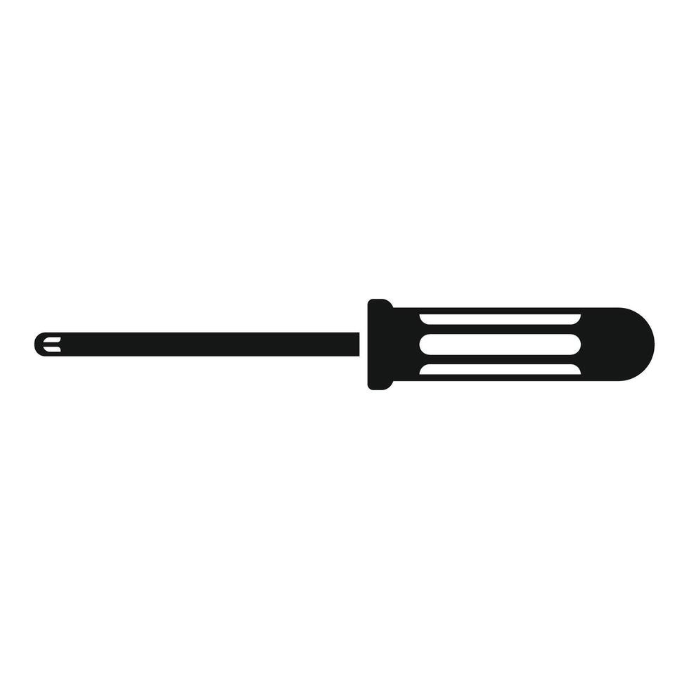 Screwdriver with long thin shank for precision repairing vector