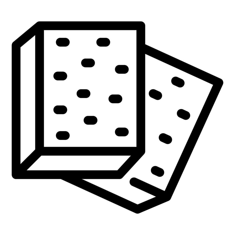 Packaging box with perforated lines for easy opening vector