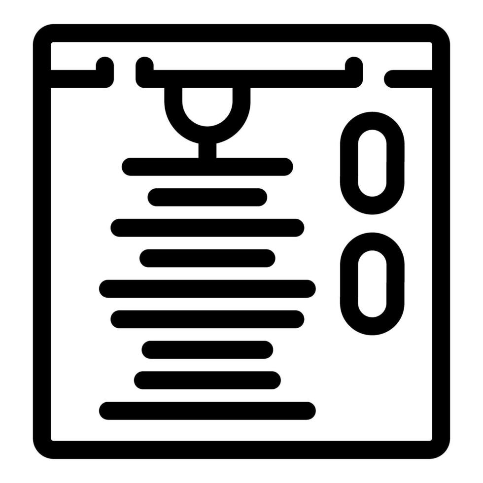 Web design software creating lines of code on screen 52637756 Vector ...