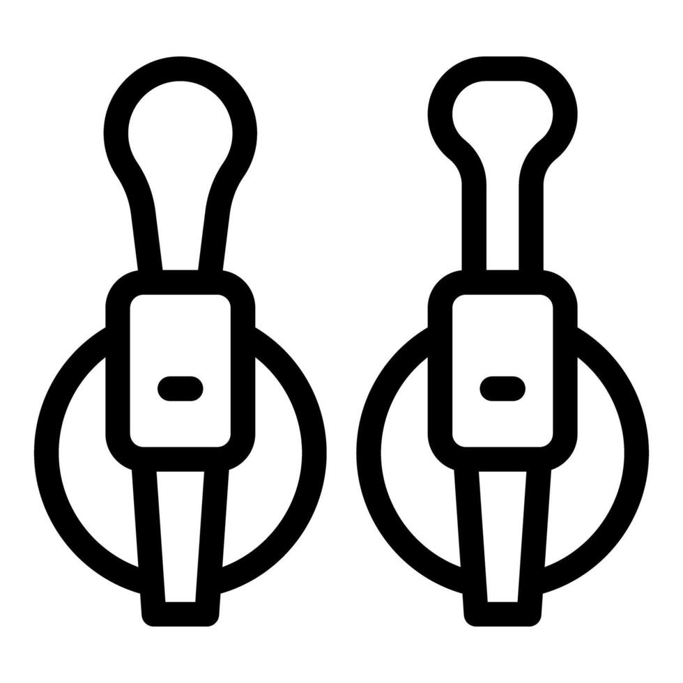 Wireless earbuds charging in case, modern technology for music lovers vector