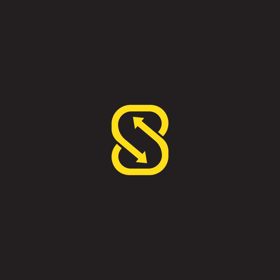 Letter S Logo design idea for brand use with eps 10 files. vector