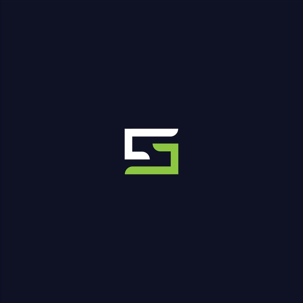 Letter S monogram. vector