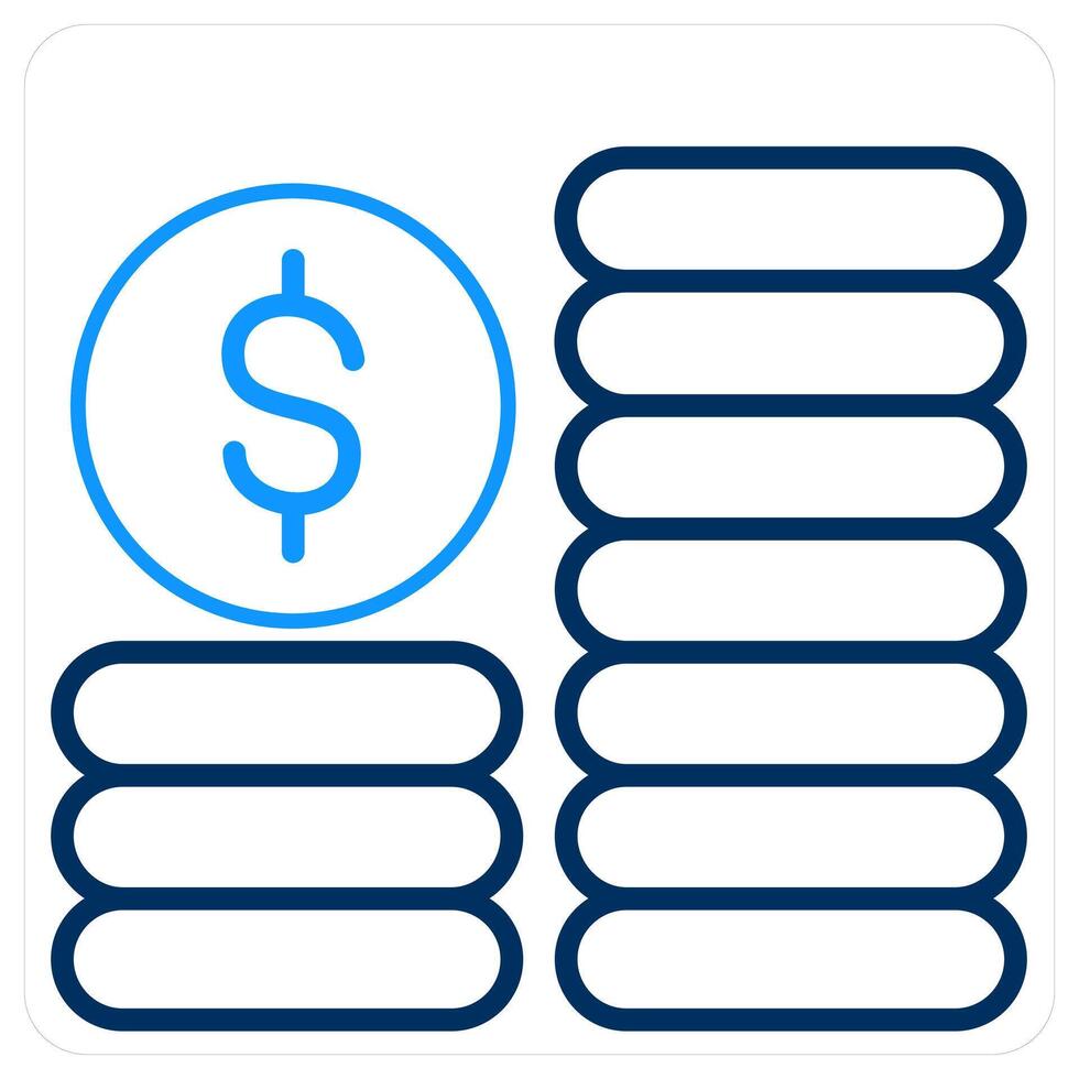 Growth and business icon concept vector