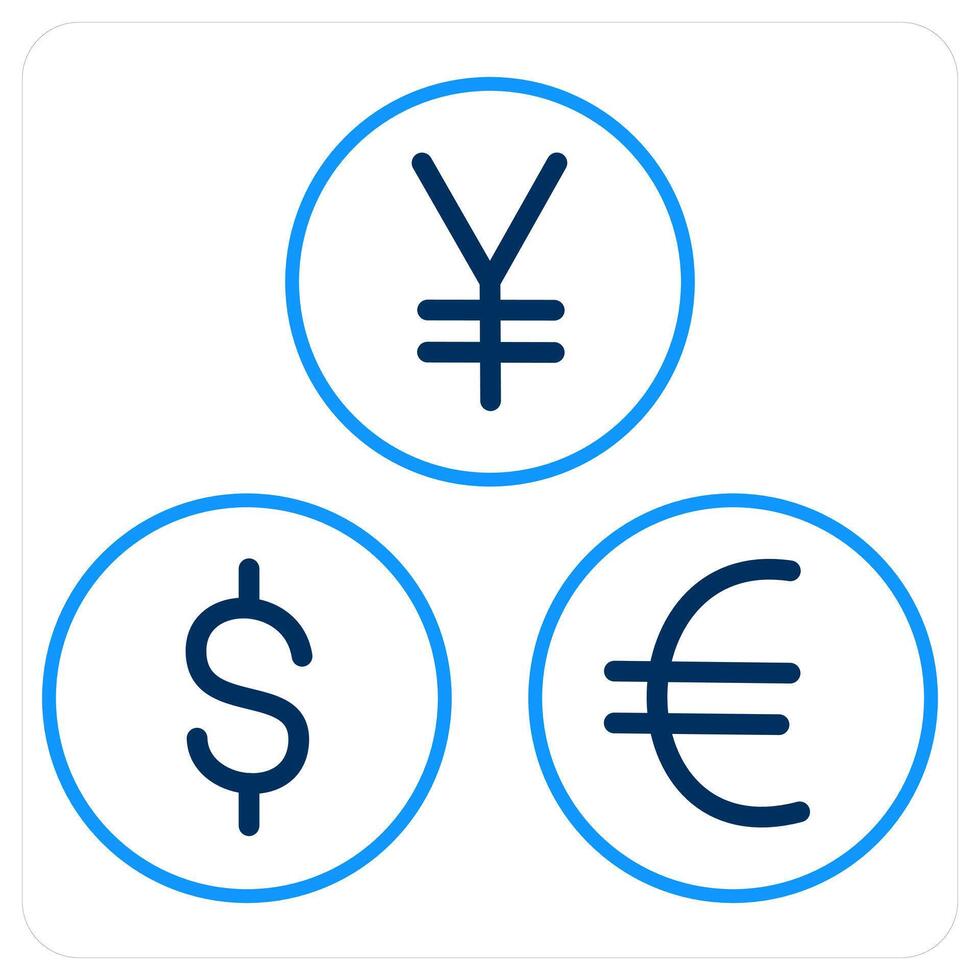 Currency Exchange and conversion icon concept vector