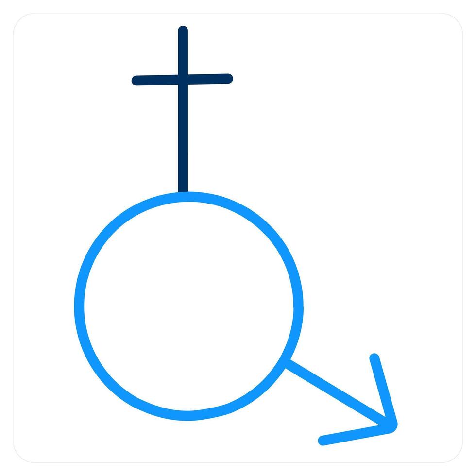 male and male icon concept vector