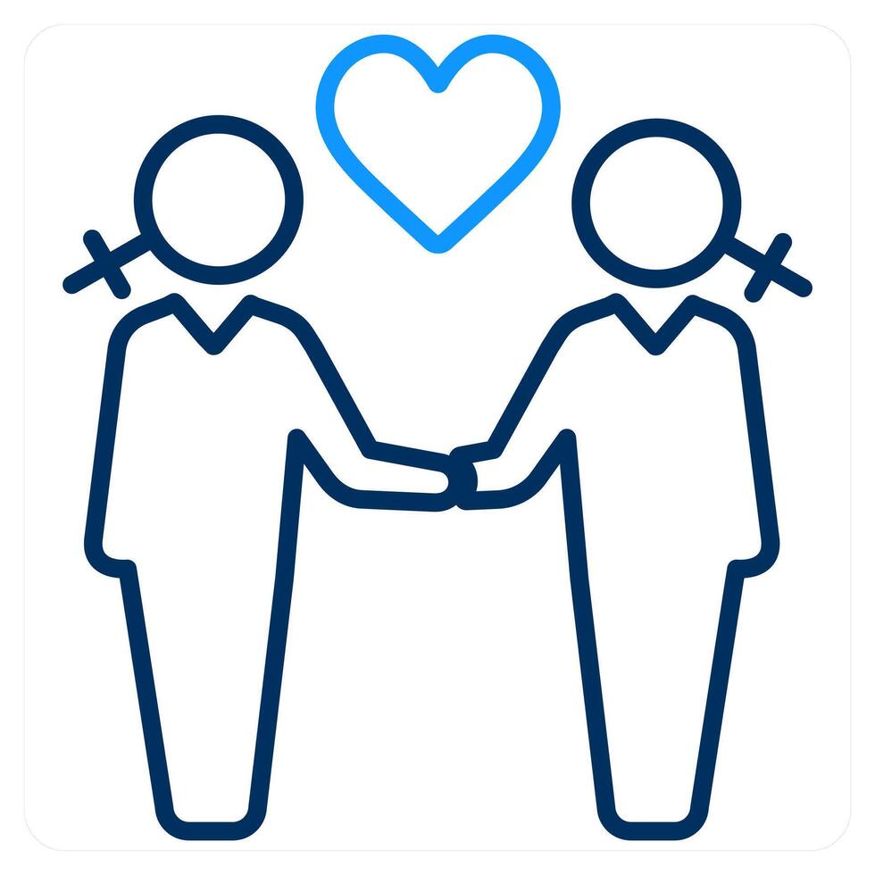 gender and bisexual icon concept vector