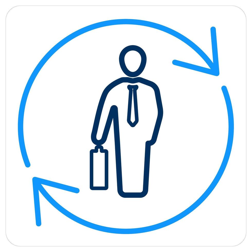 Ability and man icon concept vector
