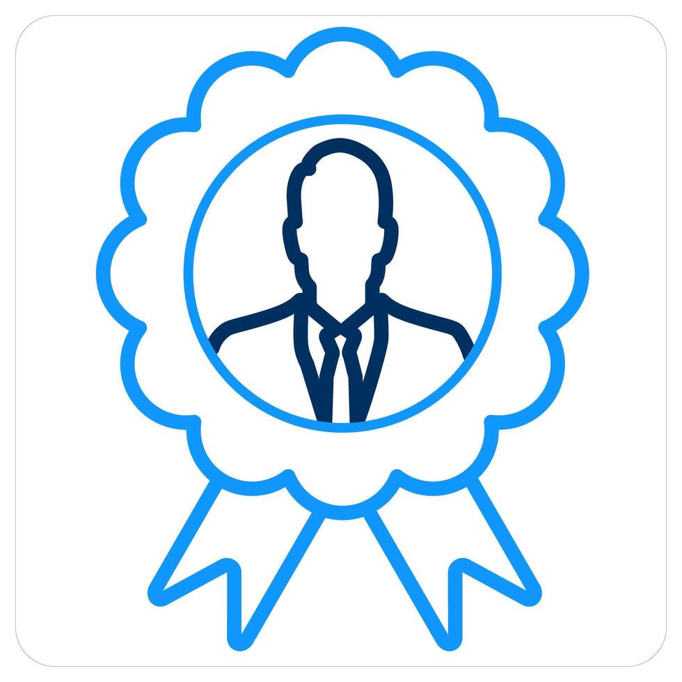 Badge and job icon concept vector