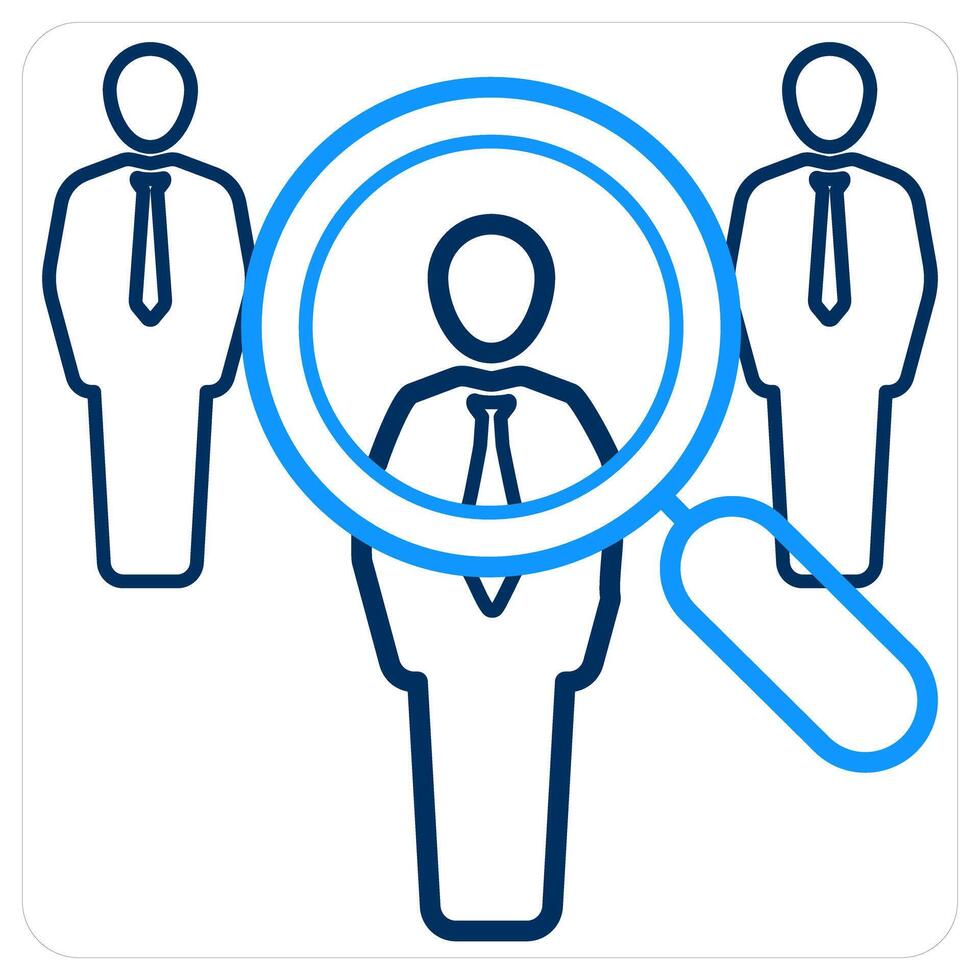 Job Hunt and job icon concept vector