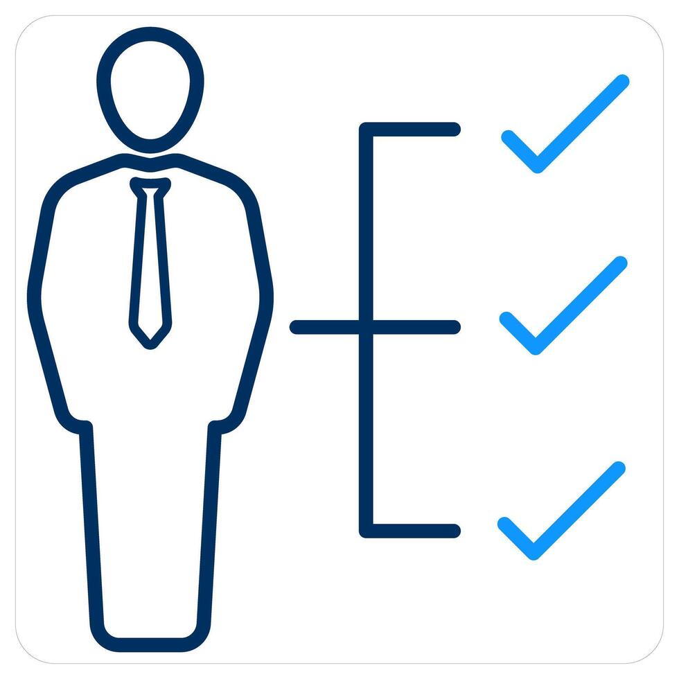 Skills and jo skills icon concept vector