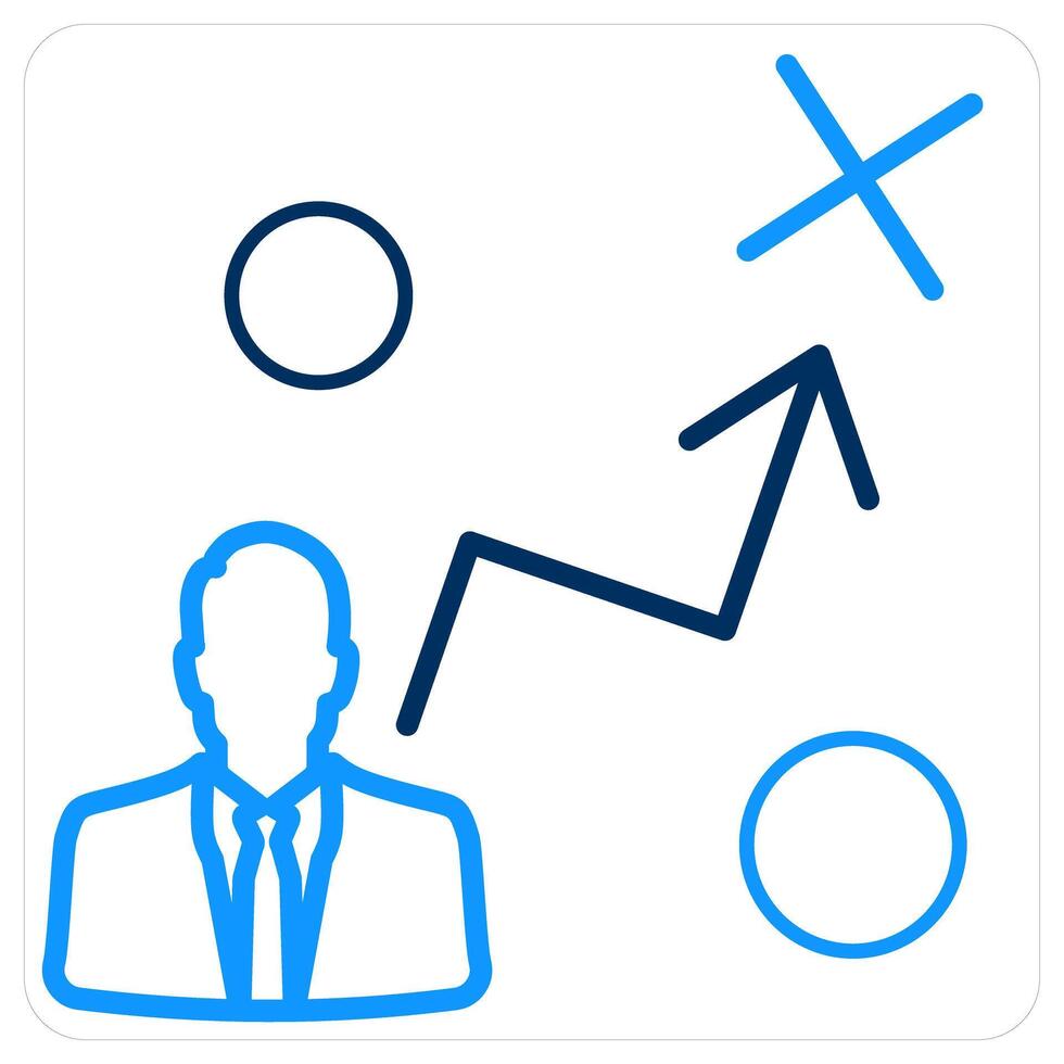 Strategy and plan icon concept vector
