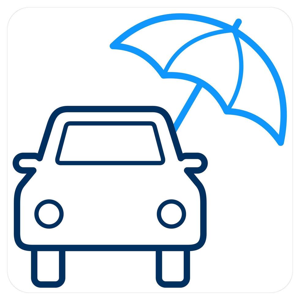 Vehicle Insurance and car icon concept vector