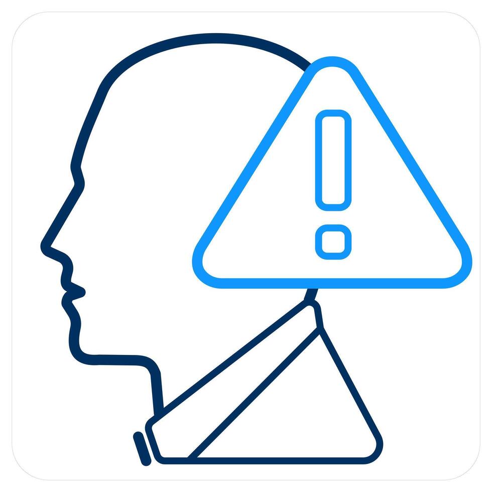 Danger and alert icon cocept vector
