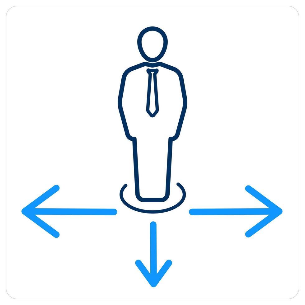 Direction and business way icon concept vector