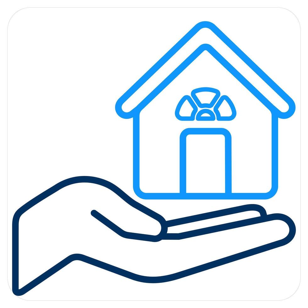 Home Insurance and safe icon concept vector