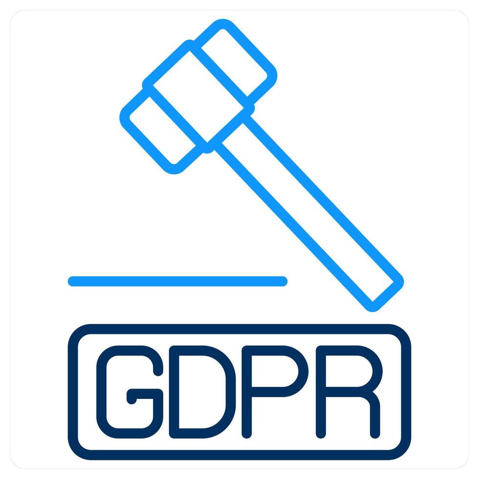 Gdpr And Privacy Icon Concept vector