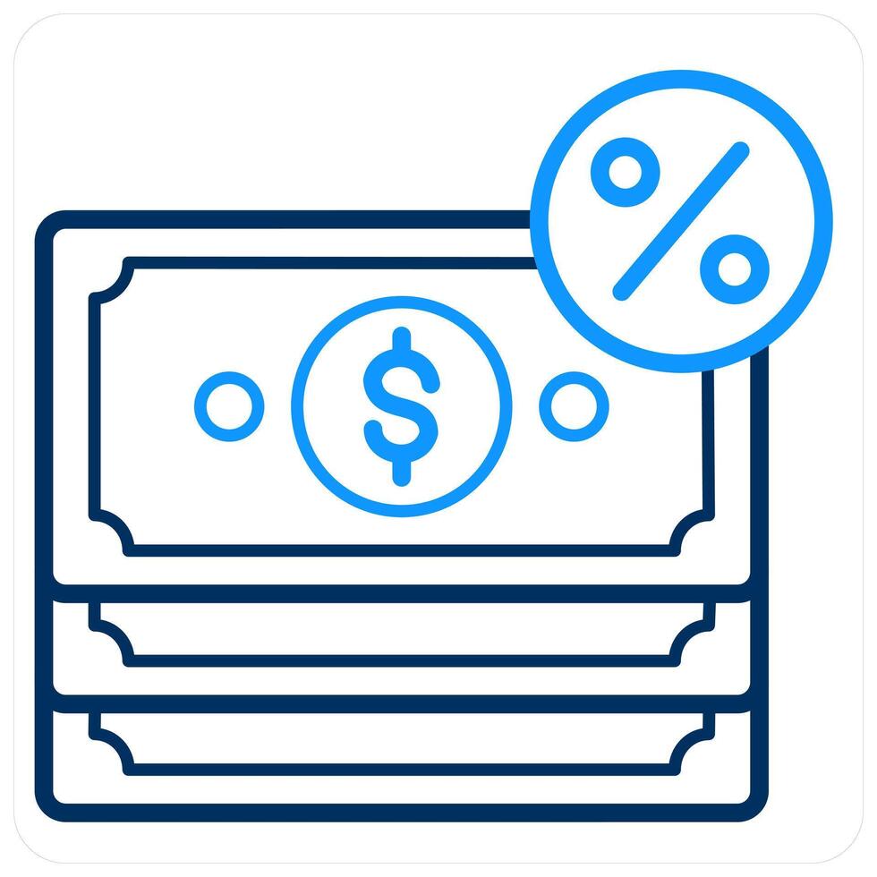 Loan and donation icon concept vector