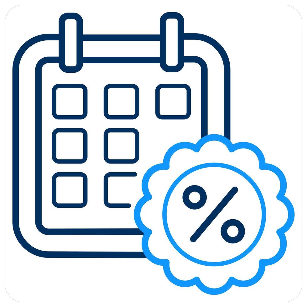 Calendar and day icon concept vector