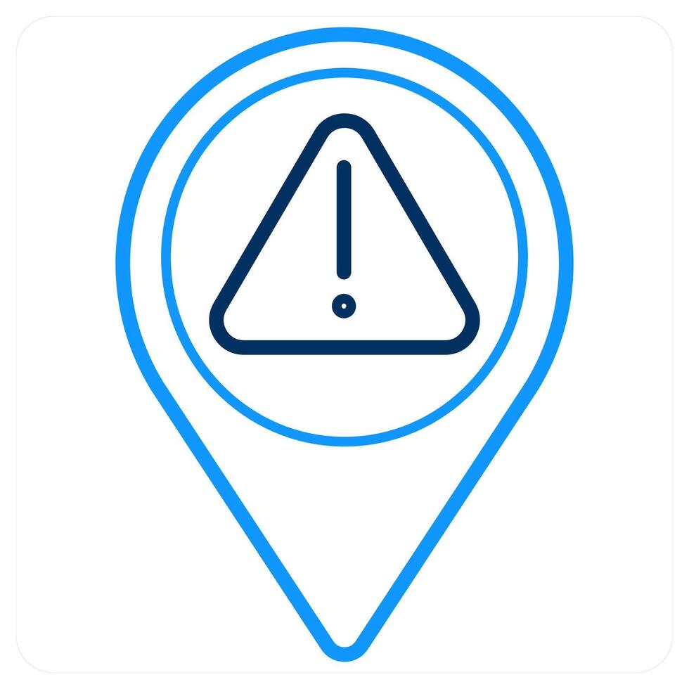 Maintenance and location icon concept vector